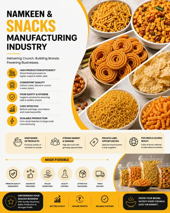 Namkeen & Snacks Manufacturing Industry -Synchroemch